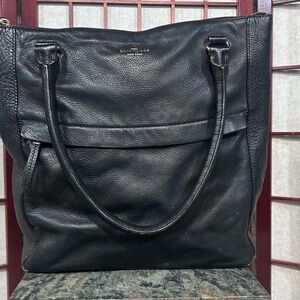 Kate Spade Alida Grant Park Black Pebbled Leather Tote